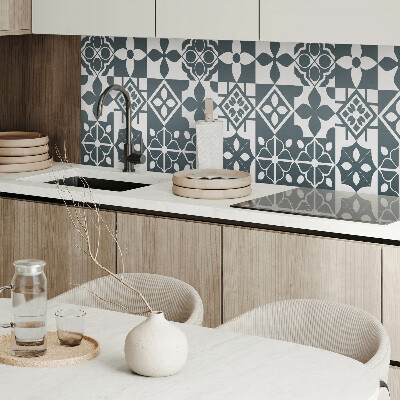 Obdélníkový panel na zeď Geometryczne motywy w kafelkach
