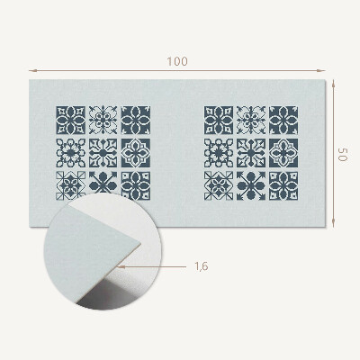 Obdélníkový obkladový panel Kształty geometryczne w prostokątach