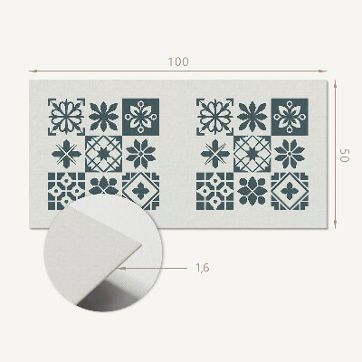 Obdélníkový panel na zeď Geometryczne układy w designie