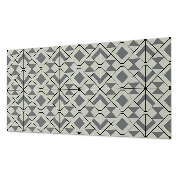 Obdélníkový obkladový panel Wzór rombowy w stylu geometrycznym