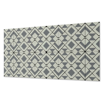 Obdélníkový obkladový panel Wzór rombowy w stylu geometrycznym