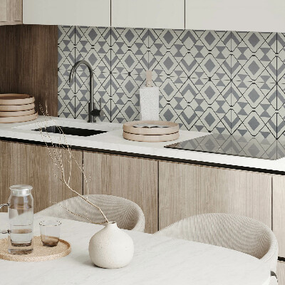 Obdélníkový obkladový panel Wzór rombowy w stylu geometrycznym