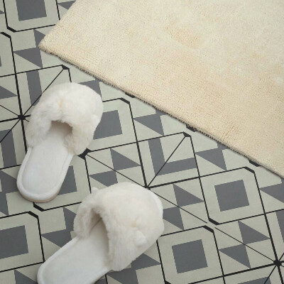 Obdélníkový obkladový panel Wzór rombowy w stylu geometrycznym