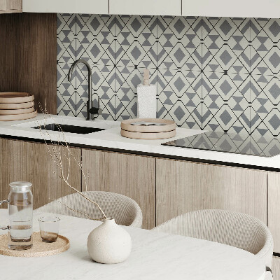 Obdélníkový obkladový panel Wzór rombowy w stylu geometrycznym