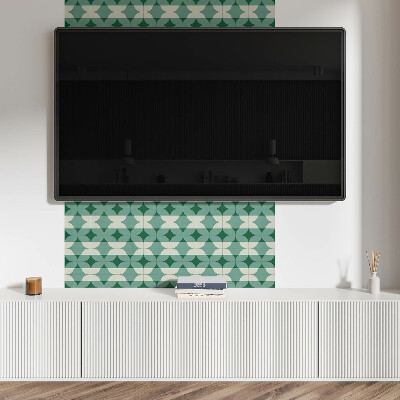 Obdélníkový nástěnný panel Fale geometrycznych form