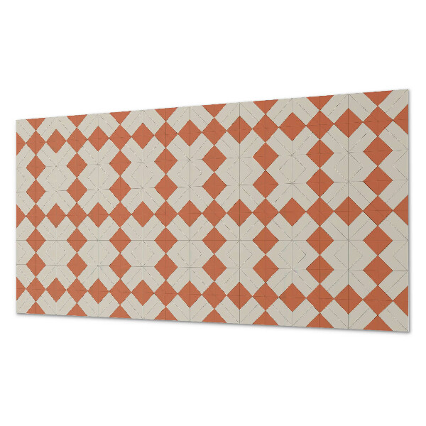 Obdélníkový nástěnný panel Rombowa siatka geometryczna
