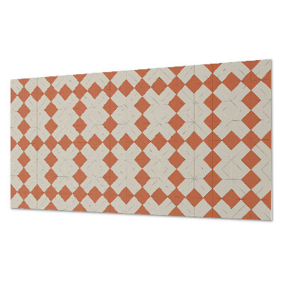 Obdélníkový nástěnný panel Rombowa siatka geometryczna