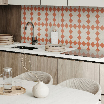 Obdélníkový nástěnný panel Rombowa siatka geometryczna