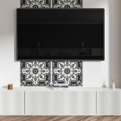 Obdélníkový panel na zeď Kwiatowy ornamentowy design