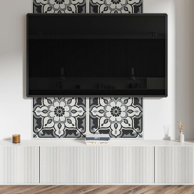 Obdélníkový panel na zeď Kwiatowy ornamentowy design