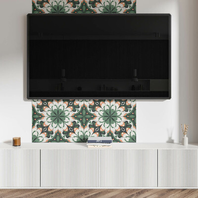 Obdélníkový nástěnný panel Elegancki motyw roślinny