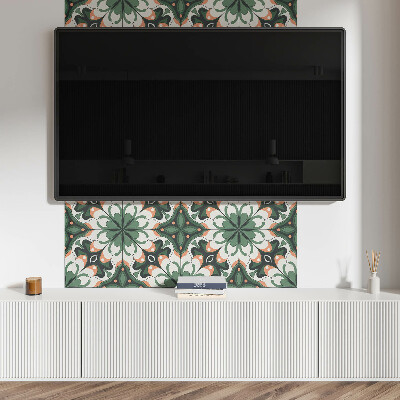 Obdélníkový nástěnný panel Elegancki motyw roślinny