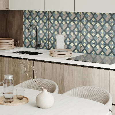 Obdélníkový panel na zeď Kratkowy wzór geometryczny
