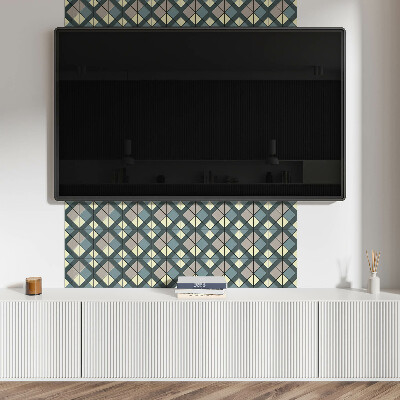 Obdélníkový panel na zeď Kratkowy wzór geometryczny