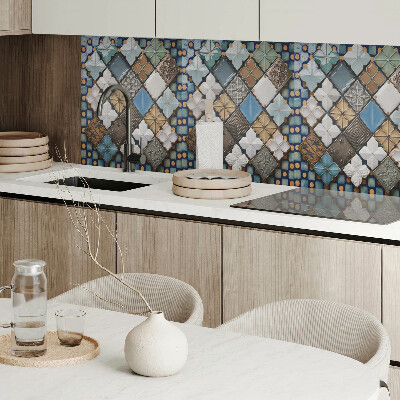 Obdélníkový panel na zeď Ceramiczne motywy płytek