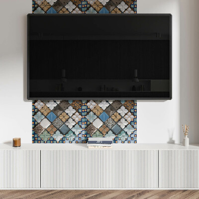 Obdélníkový panel na zeď Ceramiczne motywy płytek