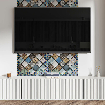 Obdélníkový panel na zeď Ceramiczne motywy płytek