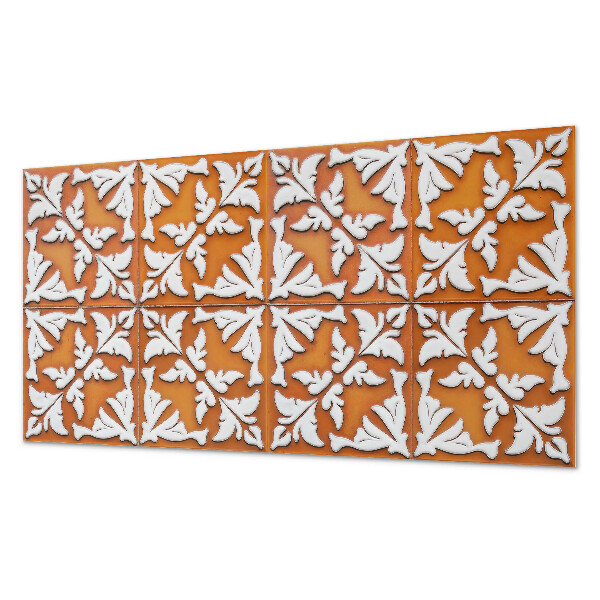 Obdélníkový nástěnný panel Roślinne inspiracje na ceramice