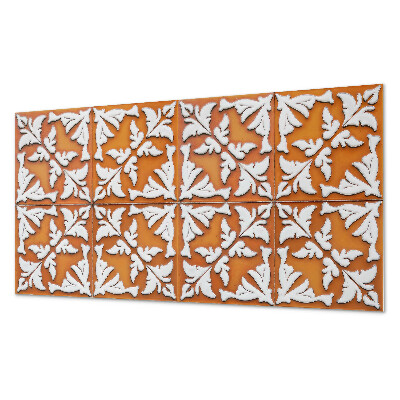 Obdélníkový nástěnný panel Roślinne inspiracje na ceramice