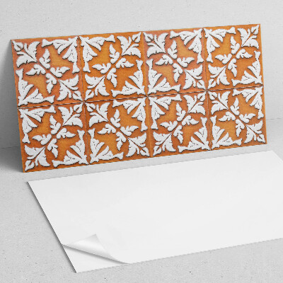 Obdélníkový nástěnný panel Roślinne inspiracje na ceramice