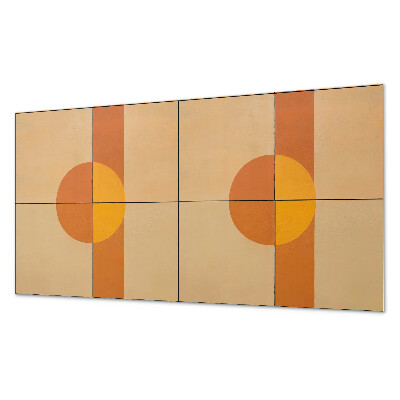 Obdélníkový obkladový panel Nowoczesny motyw kształtów geometrycznych