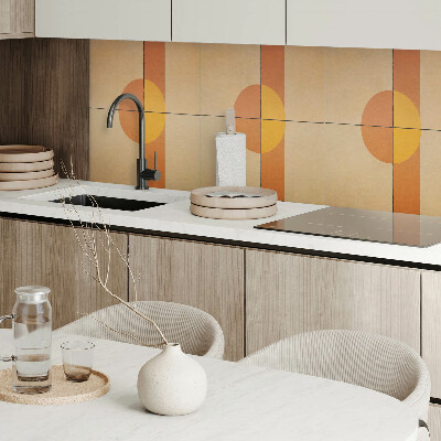 Obdélníkový obkladový panel Nowoczesny motyw kształtów geometrycznych
