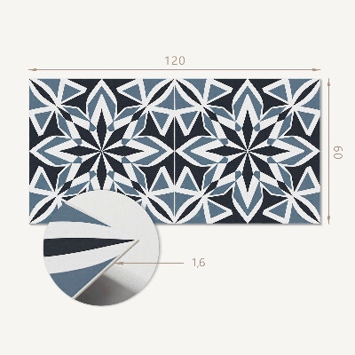 Obdélníkový nástěnný panel Symetryczne kształty w geometrii