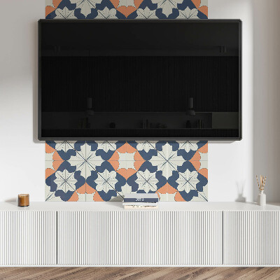 Obdélníkový obkladový panel Kwiatowy motyw geometryczny