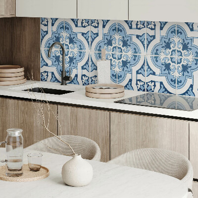 Obdélníkový nástěnný panel Kaflowe ornamenty w stylu klasycznym