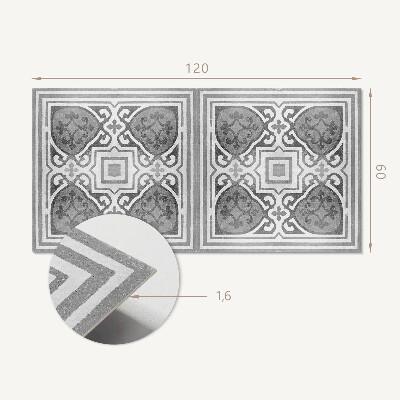 Obdélníkový panel na zeď Ornamenty w harmonijnej symetrii
