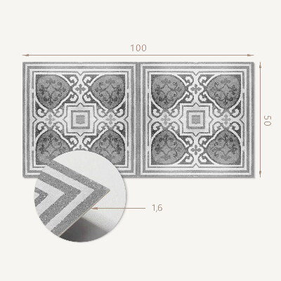 Obdélníkový panel na zeď Ornamenty w harmonijnej symetrii