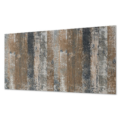 Obdélníkový nástěnný panel Naturalne deski w minimalistycznym designie