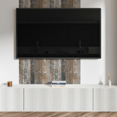 Obdélníkový nástěnný panel Naturalne deski w minimalistycznym designie