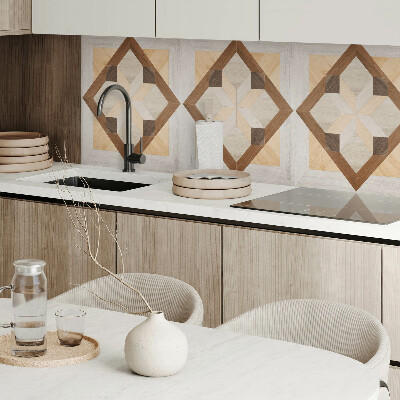 Obdélníkový panel na zeď Kształty w geometrycznym kwadracie