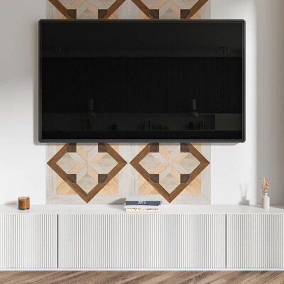 Obdélníkový panel na zeď Kształty w geometrycznym kwadracie