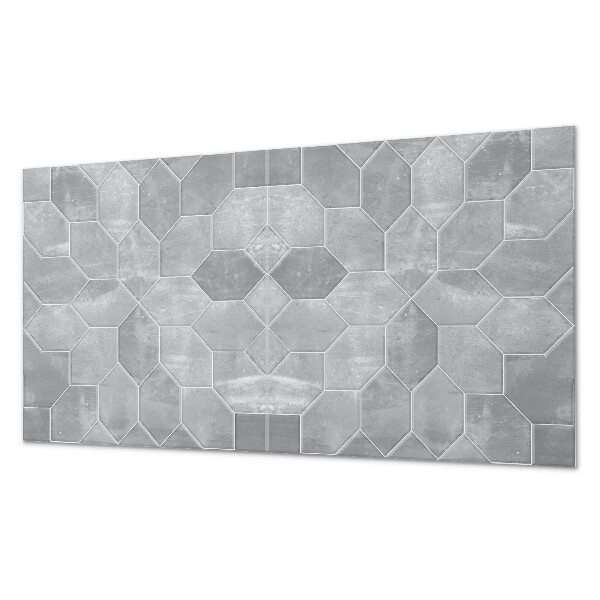 Obdélníkový obkladový panel Heksagonalna mozaika w stylu geometrycznym