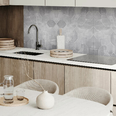 Obdélníkový obkladový panel Heksagonalna mozaika w stylu geometrycznym