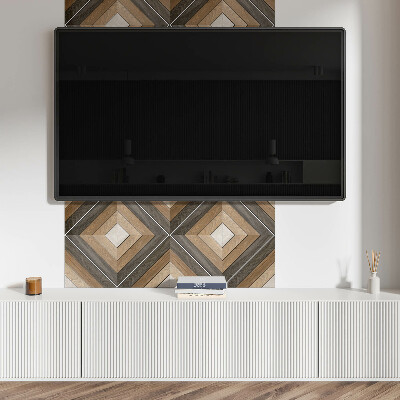 Obdélníkový obkladový panel Geometryczne romby w stylu nowoczesnym