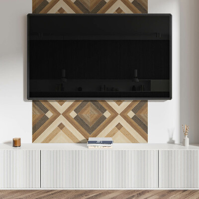 Obdélníkový nástěnný panel Kratkowy motyw geometryczny