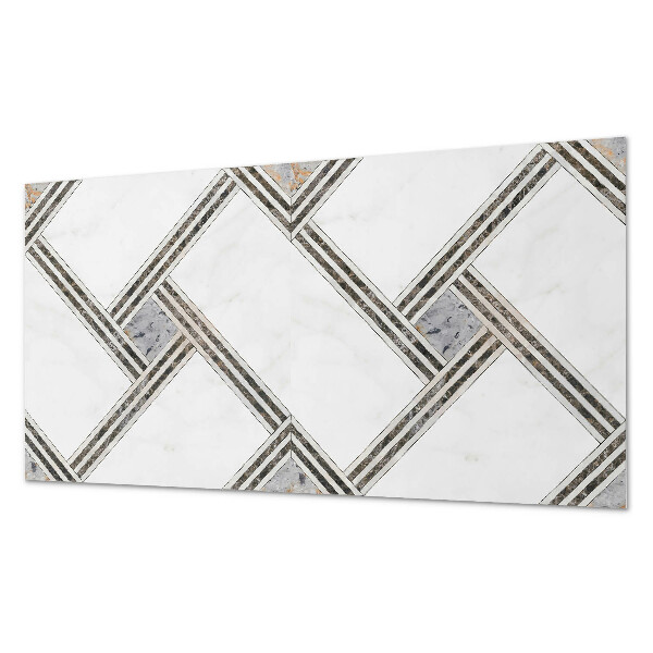 Obdélníkový nástěnný panel Konstrukcja linii geometrycznych