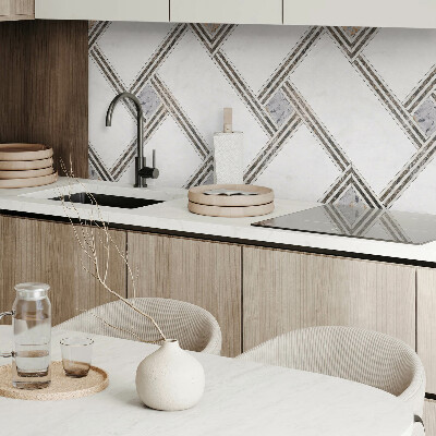 Obdélníkový nástěnný panel Konstrukcja linii geometrycznych