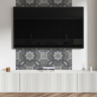 Obdélníkový obkladový panel Wzór kafli w stylu geometrycznym