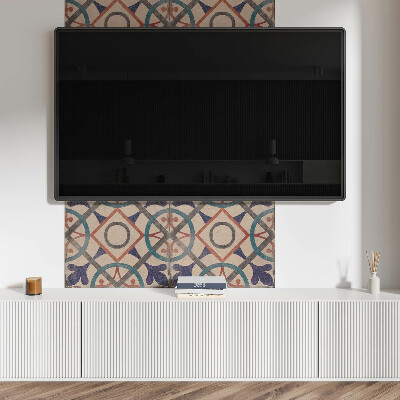 Obdélníkový nástěnný panel Kolekcja geometryczna z okręgami