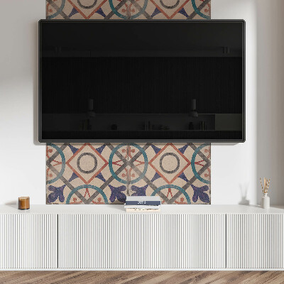 Obdélníkový nástěnný panel Kolekcja geometryczna z okręgami