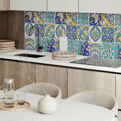Obdélníkový obkladový panel Mozaikowe wzory ceramiczne