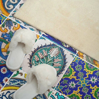 Obdélníkový obkladový panel Mozaikowe wzory ceramiczne
