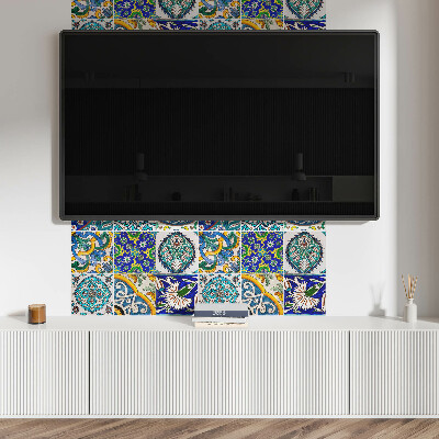 Obdélníkový obkladový panel Mozaikowe wzory ceramiczne