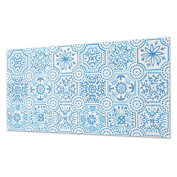 Obdélníkový panel na zeď Kratkowane wzory ceramiczne