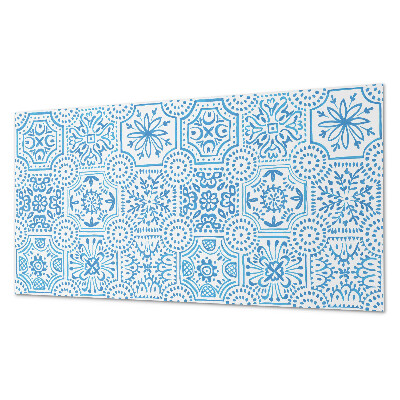 Obdélníkový panel na zeď Kratkowane wzory ceramiczne