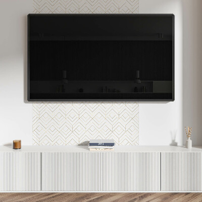 Obdélníkový obkladový panel Wzór rombowy w stylu geometrycznym